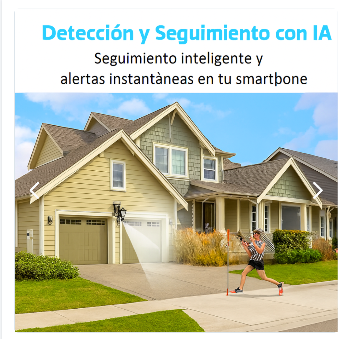 Camaras Vigilancia Exterior Doble Lente
