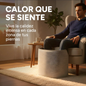 CALENTADOR DE PIERNAS REDONDO, para oficina