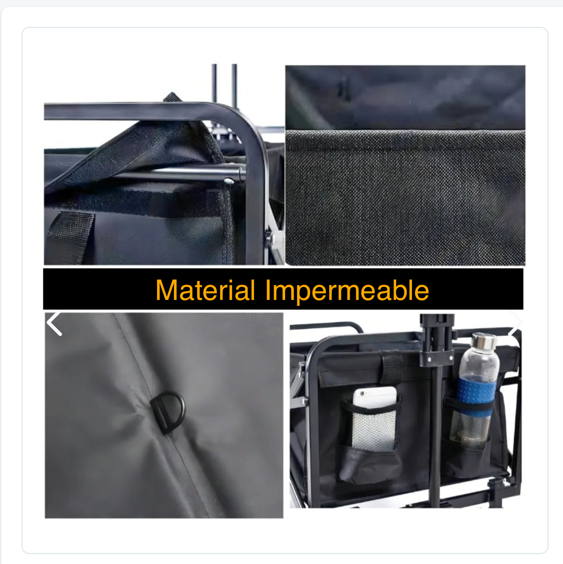 Carrito Para Compras Y Camping Plegable