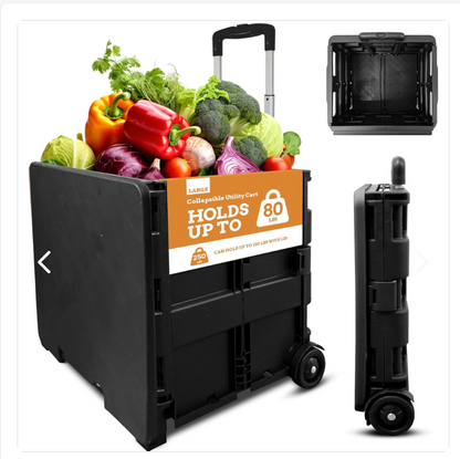 Carrito Plegable de Mercado Negro